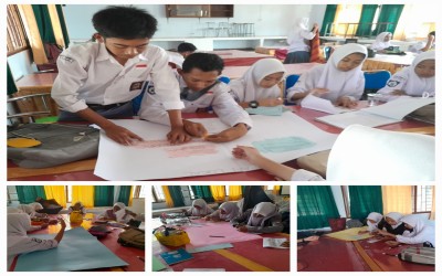 Kelas X Fase E SMAS Nur Azizi Tj Morawa melaksanakan P5 Kurikulum Merdeka dengan tema: Kearifan Lokal