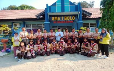 Pelepasan anggota Ekskul Pramuka SMAS Nur Azizi Tj Morawa untuk mengikuti Kemah Akbar Se-Kabupaten Deli Serdang